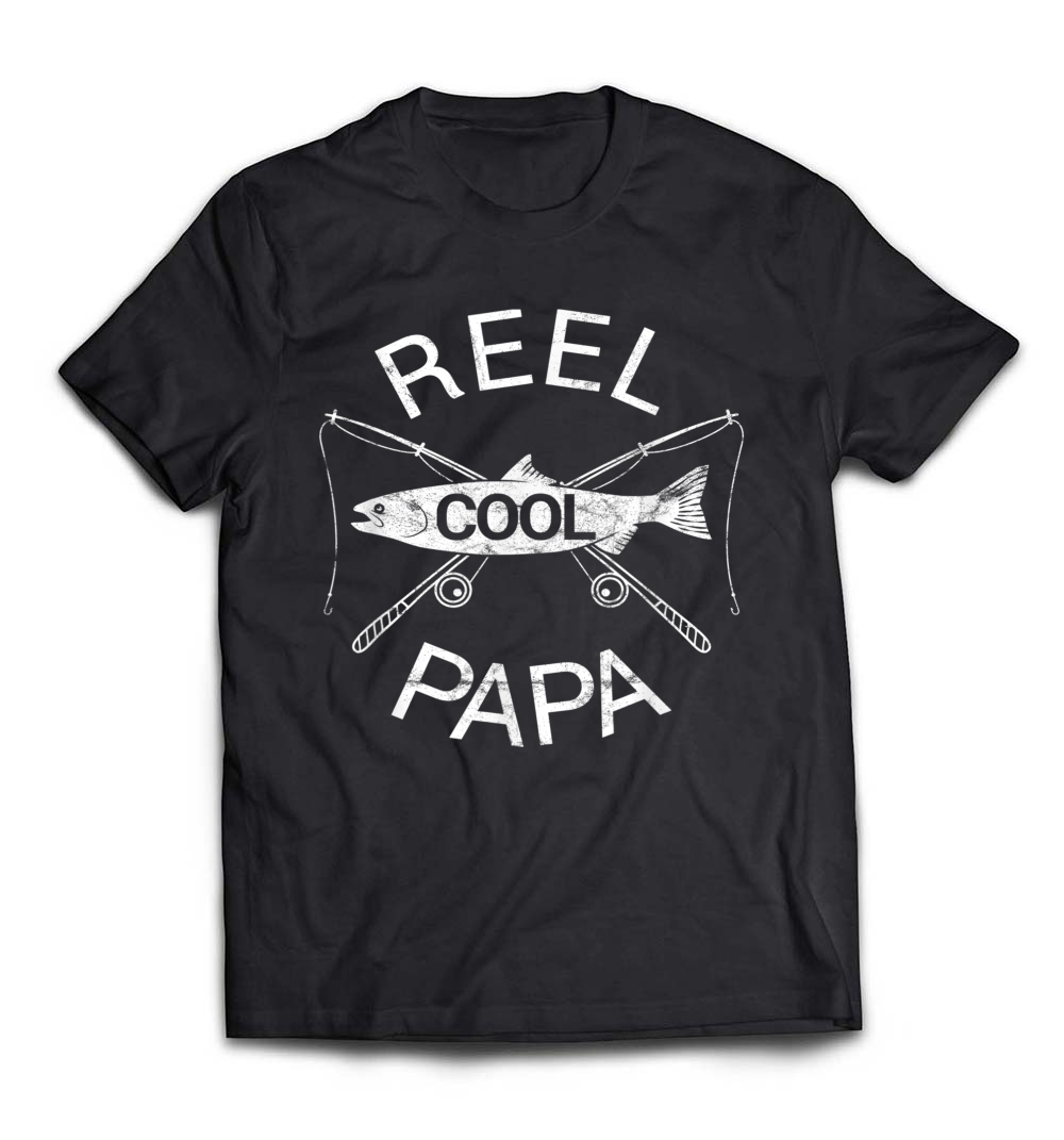 Reel Cool Papa T-Shirt – The Perfect Funny Father’s Day Gift for Fishing Dads